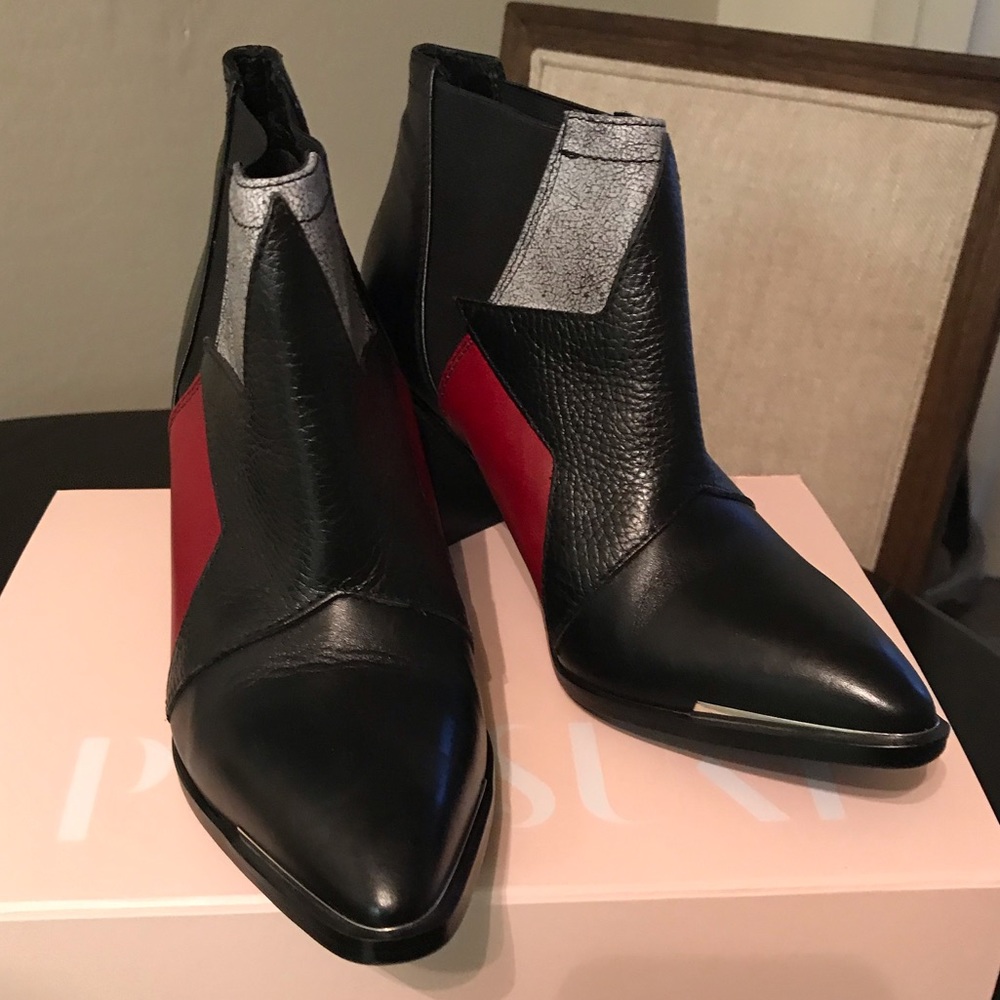 Diesel - Mannis Star Leather Ankle Boot - Picture 3 of 7